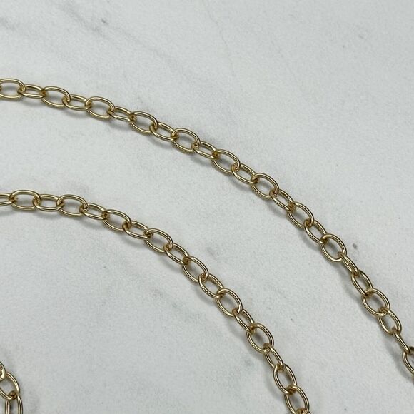 Skinny Dainty Gold Tone Chain Link Purse Handbag Bag Replacement Strap - Picture 3 of 14